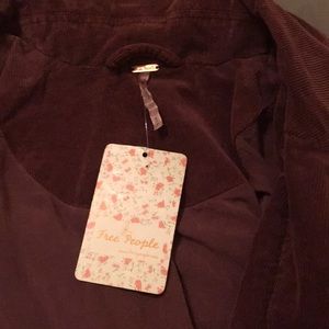 Free People Jackets & Coats - Free People Byron Corduroy Mulberry NWT Free People Jackets & Coats - Free People Byron Corduroy Mulberry NWT